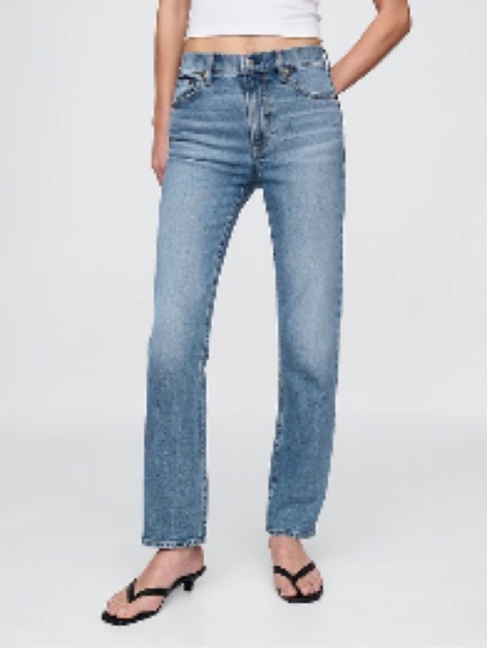 High-Rise Vintage Slim Jeans 27/4 NWOT